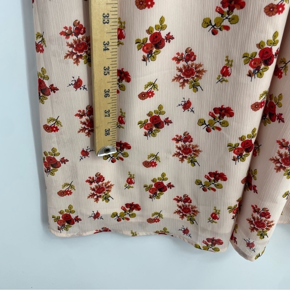 Madewell Tie-Sleeve Ruffle-Waist Midi Dress in Countryside Blooms Sz 00 - Picture 8 of 11